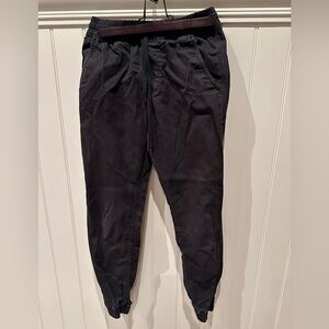 FAIRPLAY ALL IS FAIR Boys Size 30 Black Joggers Pants Drawstring Waist